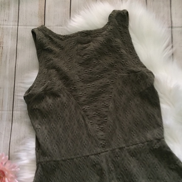 Athleta | Military Green Skater Dress - Picture 5 of 7